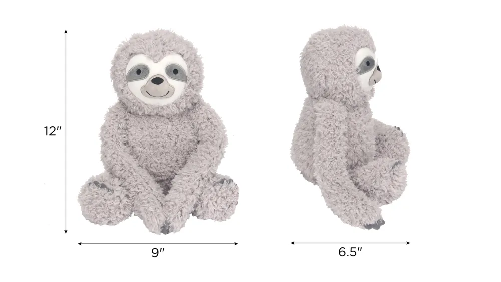 Sloth Plush Speedy Dimensions