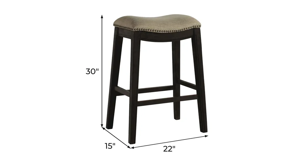 Rooney 30" Barstool Dimensions
