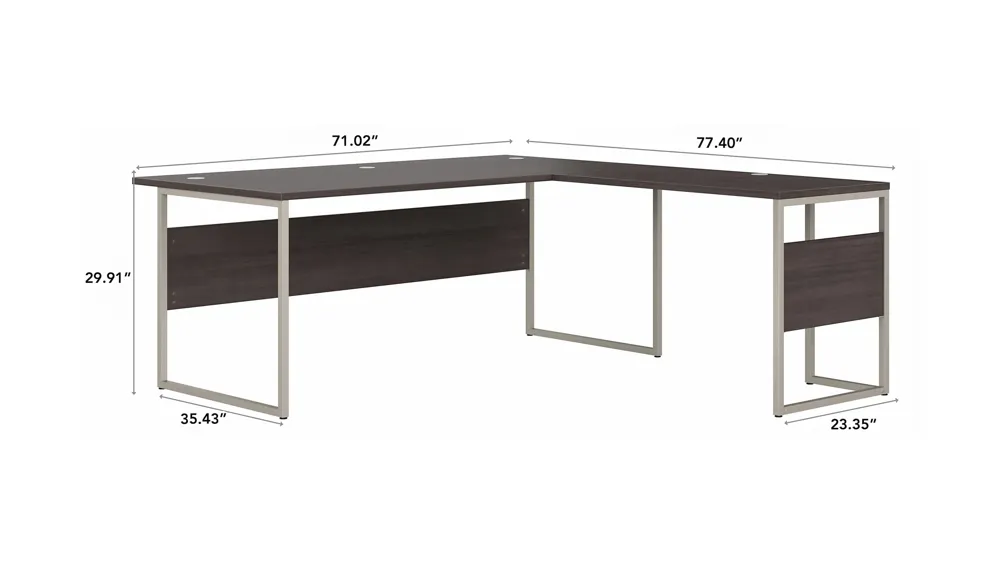 Steinbeck L-Shaped Desk Dimensions