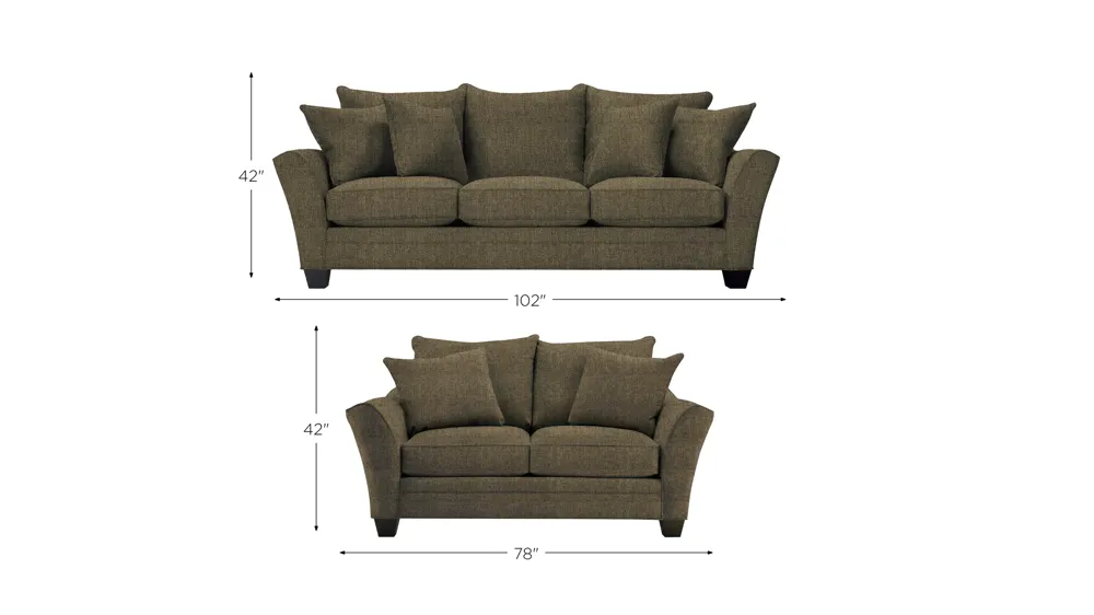 Briarwood Living Room Set Dimensions