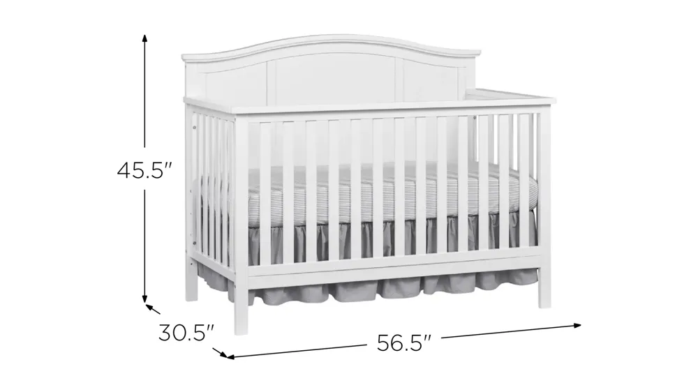 Oxford Baby Emerson 4-in-1 Convertible Crib Dimensions