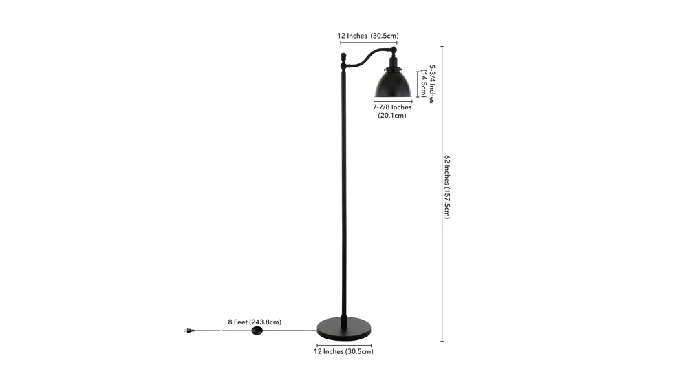 Nora Floor Lamp Dimensions