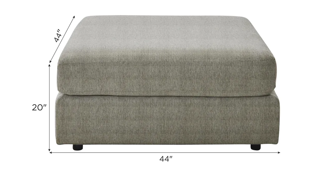 Durango Bumper Ottoman Dimensions