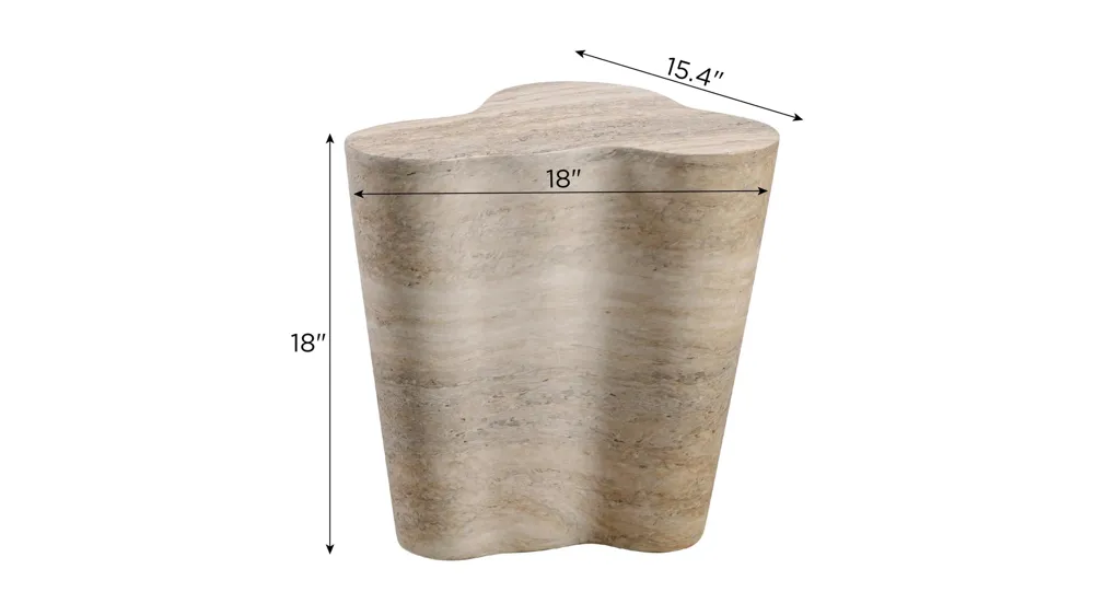 Slab Side Table Dimensions
