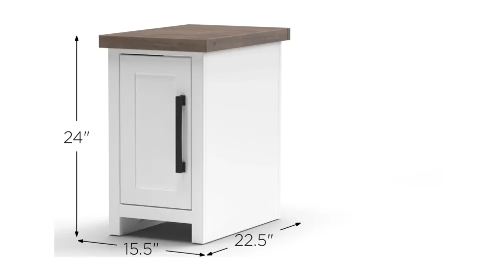 Hampton ChairsideTable Dimensions