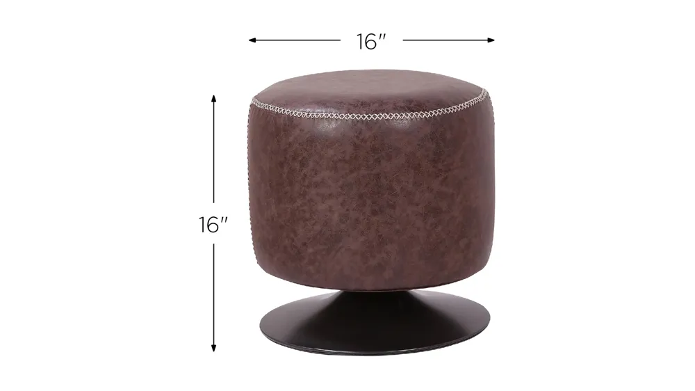 Gaia Round Ottoman Dimensions