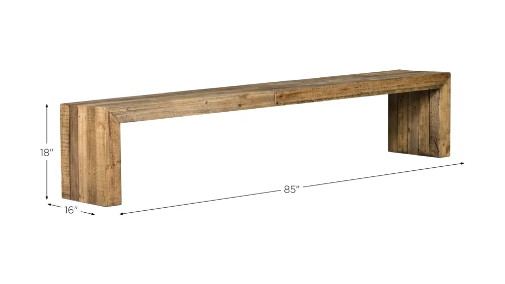 Haiden Dining Bench Dimensions