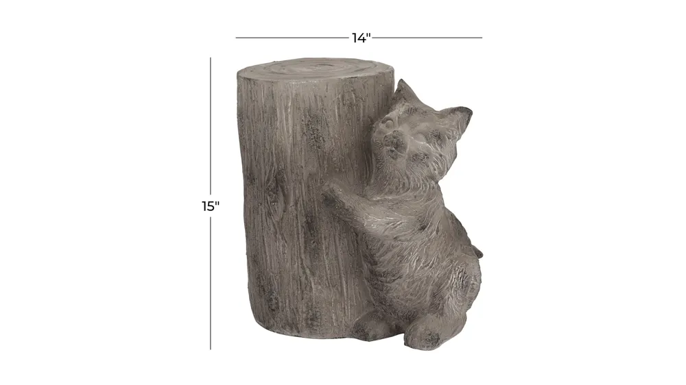 Ivy Collection Brown Garden Sculpture Dimensions