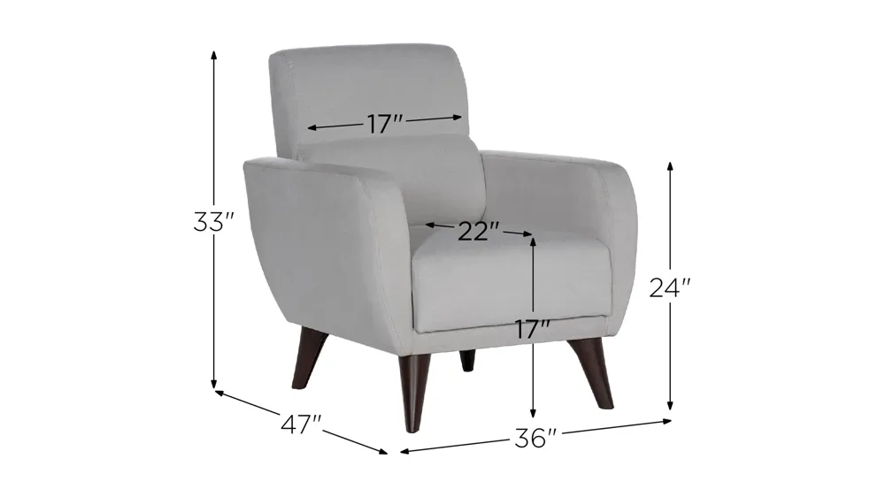 Lugano Chair with Storage Dimensions
