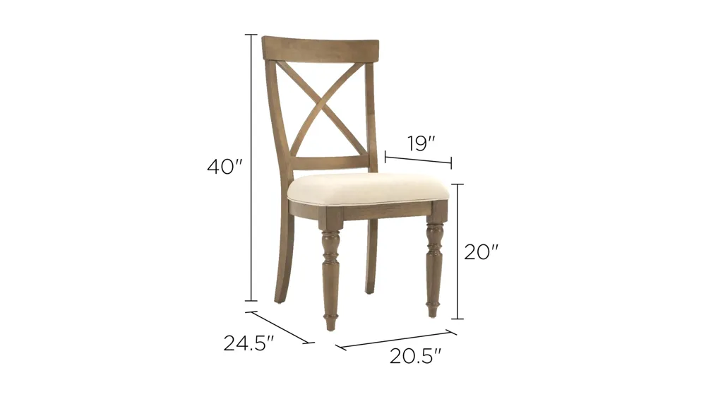 Aberdeen Dining Chair Dimensions