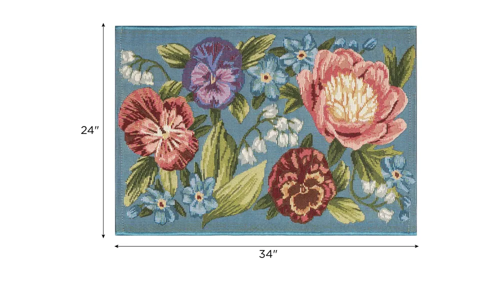Esencia Secret Garden Indoor/Outdoor Mat Dimensions
