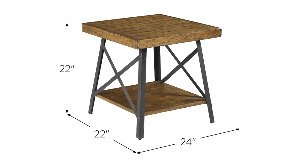 Chandler End Table Dimensions