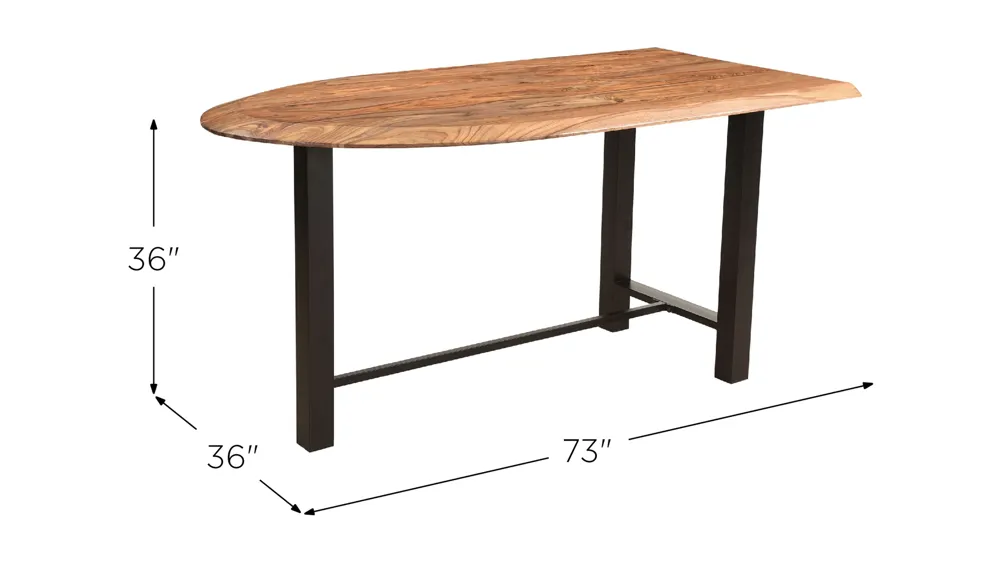 Hill Crest Dining Table Dimensions