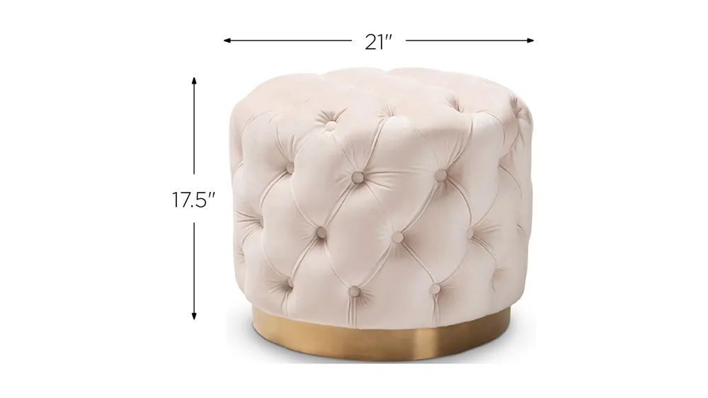 Valeria Ottoman Dimensions
