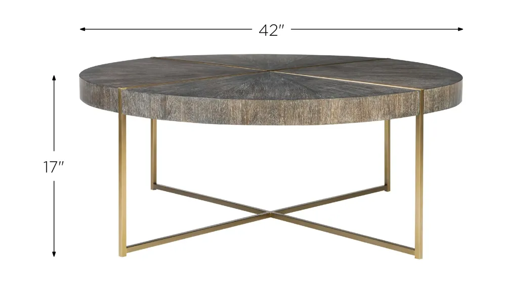 Taja Round Coffee Table Dimensions