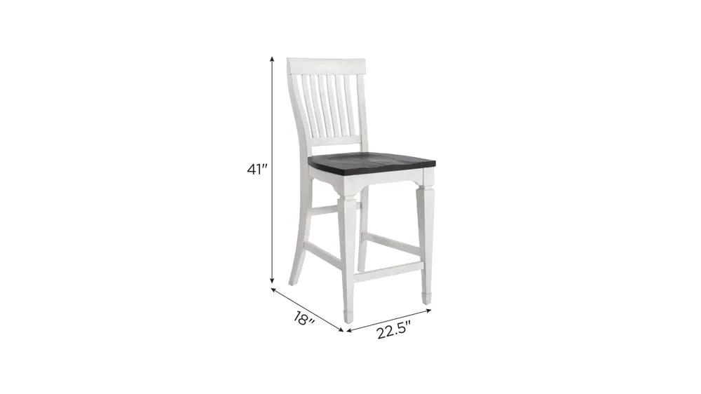 Shelby Counter Stool - Set of 2 Dimensions
