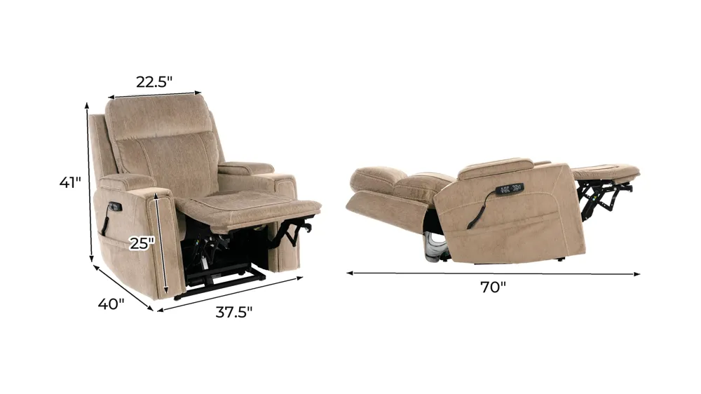 Nebula Zero Gravity Triple Power Lift Recliner w/ Immersive Audio Dimensions