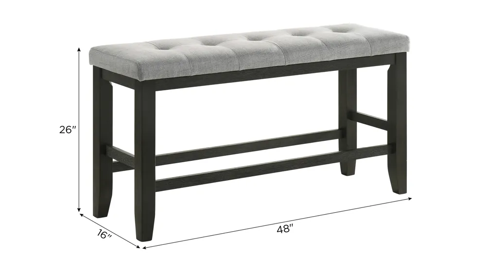 Bardstown Counter Height Bench Dimensions