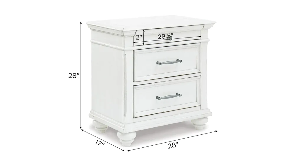 Kanwyn Nightstand Dimensions