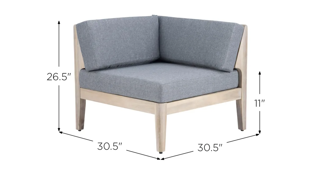 Summerlyn Myrtle Grove Corner Chair Dimensions