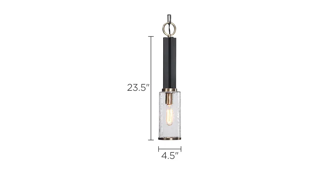 Jarsdel Industrial Mini Pendant Light Dimensions