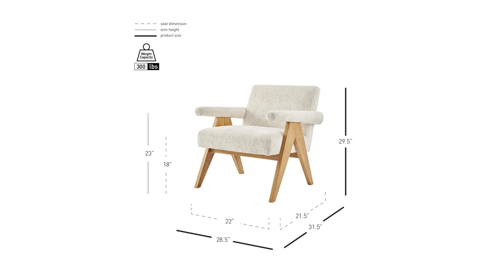 Nixon Arm Chair Dimensions