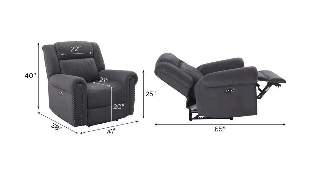 Harrison Power Recliner Dimensions