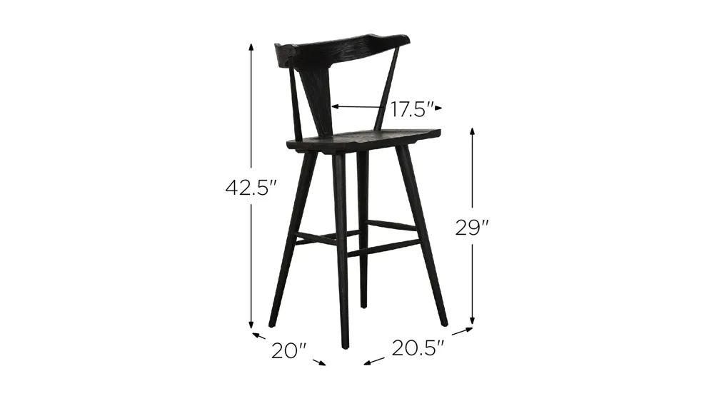 Ripely Barstool Dimensions