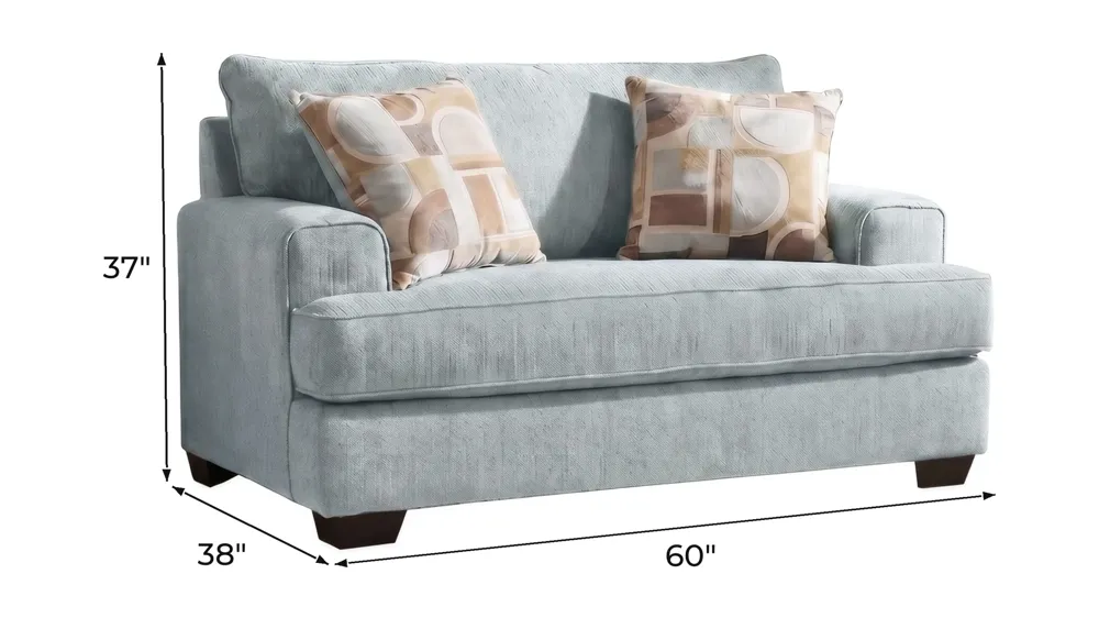 Solara Chair and a Half Dimensions