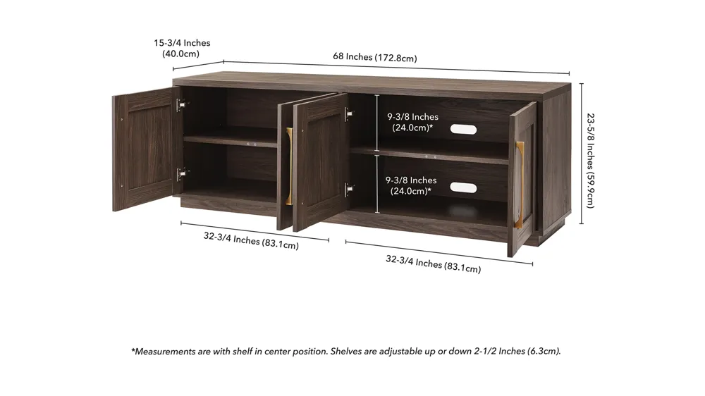 Smith TV Stand Dimensions