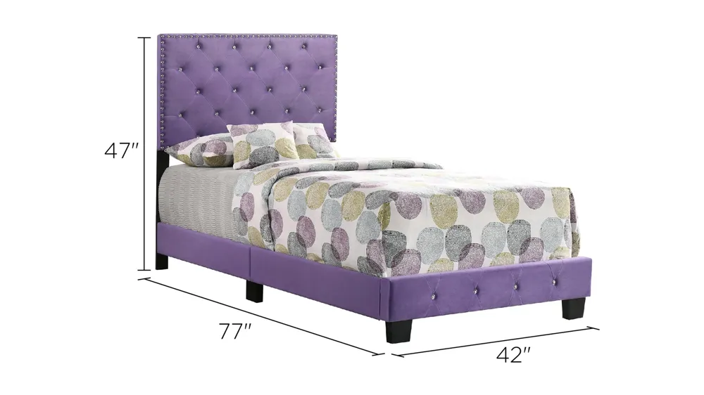 Suffolk Upholstered Panel Bed Dimensions