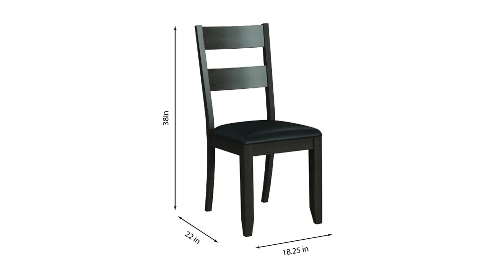 Mirabelle Side Chair- Set of 2 Dimensions