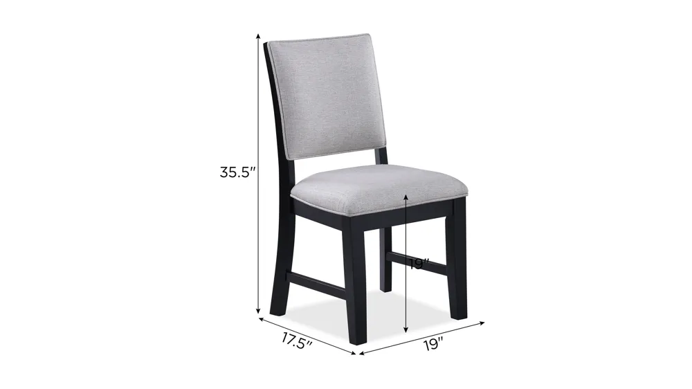 Harriet Side Chair- Set of 2 Dimensions