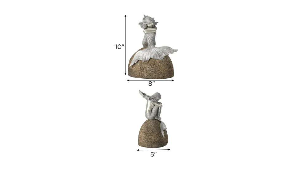 Nicky Mermaid Statue Dimensions