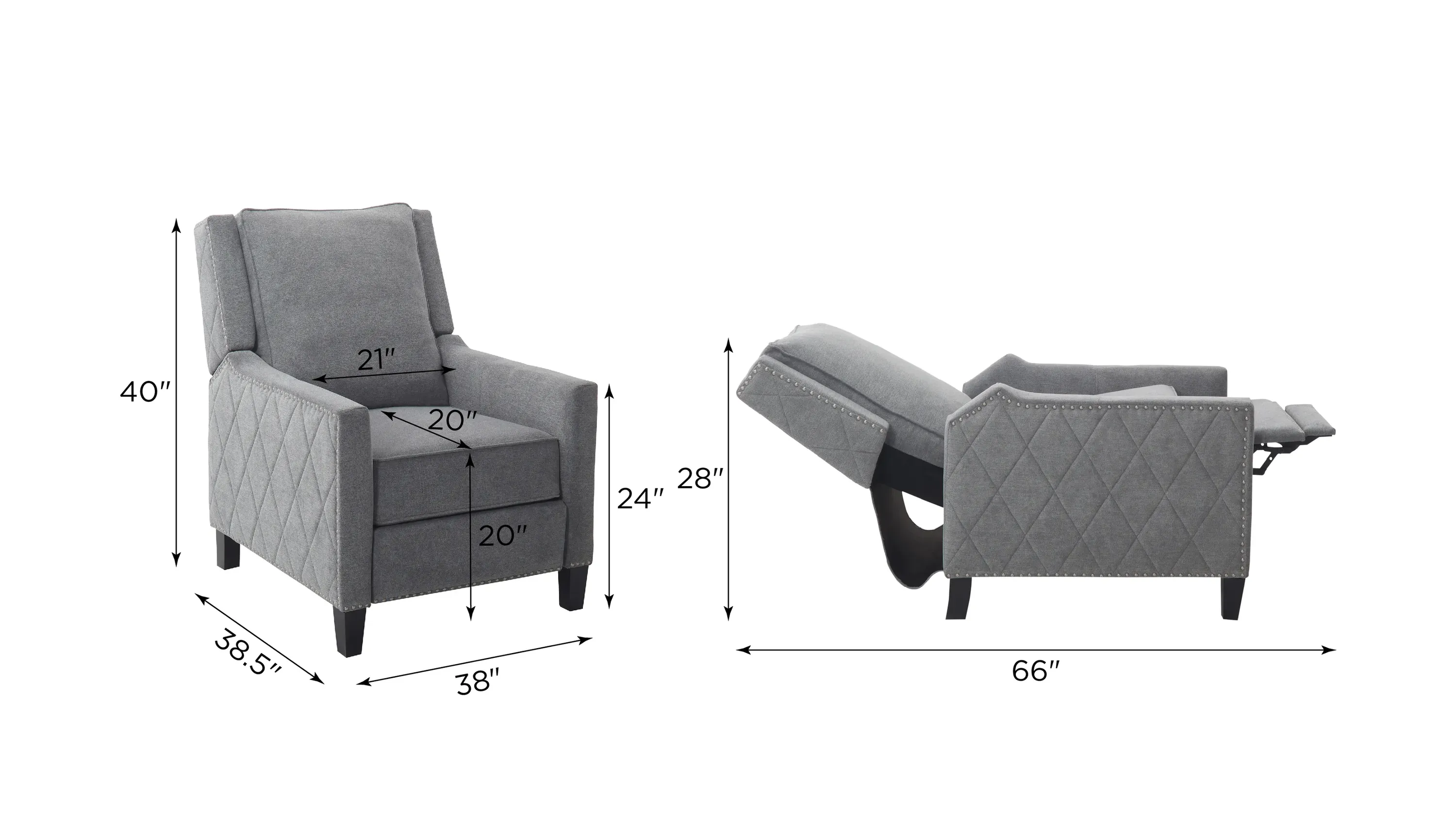 Harper Push Back Recliner | Raymour & Flanigan