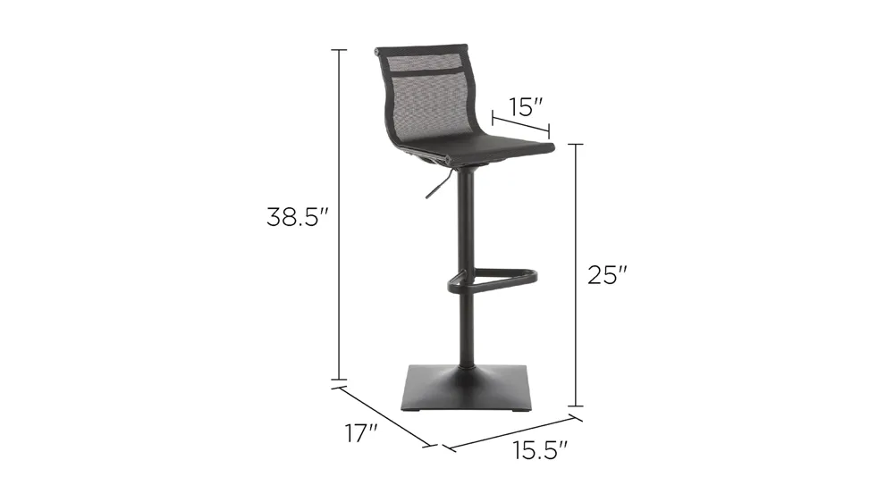 Mirage Barstool Dimensions