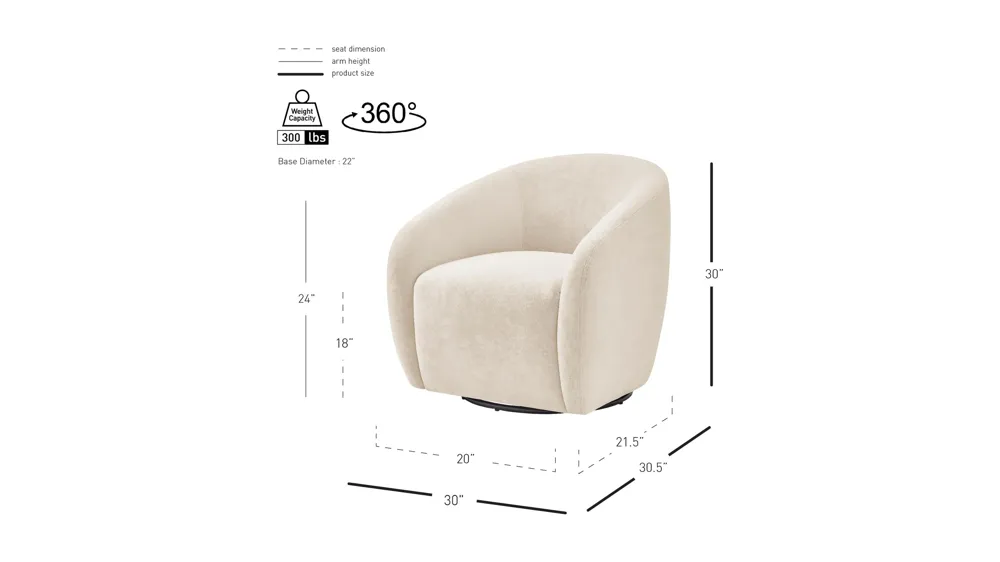 Regina Arm Chair Dimensions