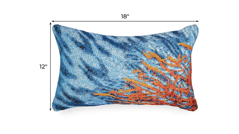 Liora Manne Marina Coral Pillow Dimensions