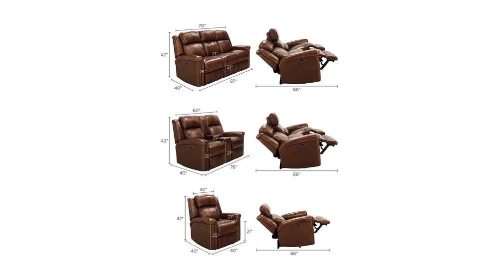 Richfield Living Room Set Dimensions