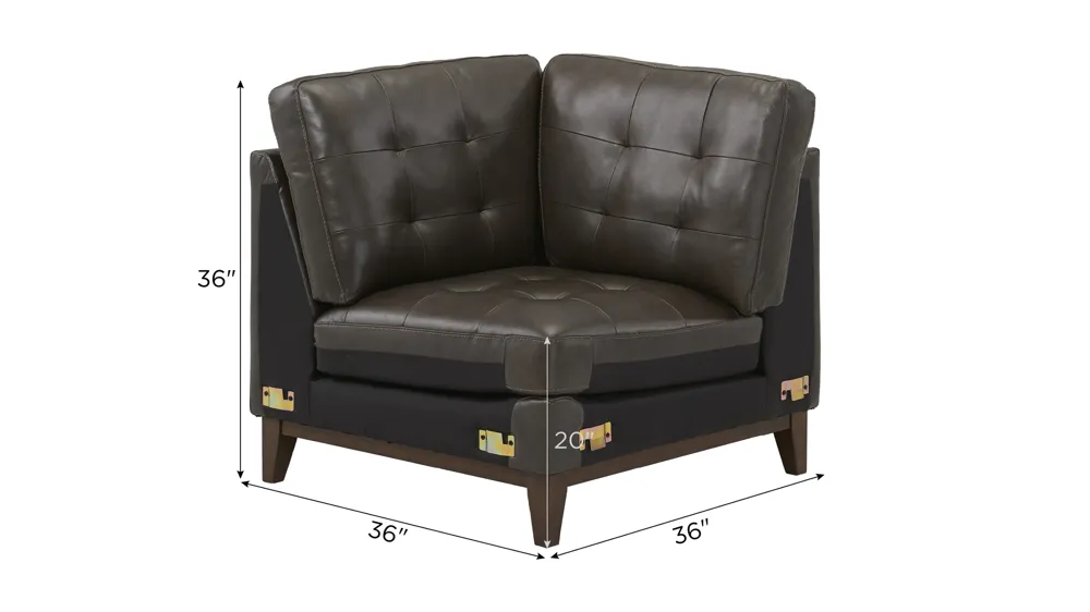 Wheaton Leather Corner Dimensions
