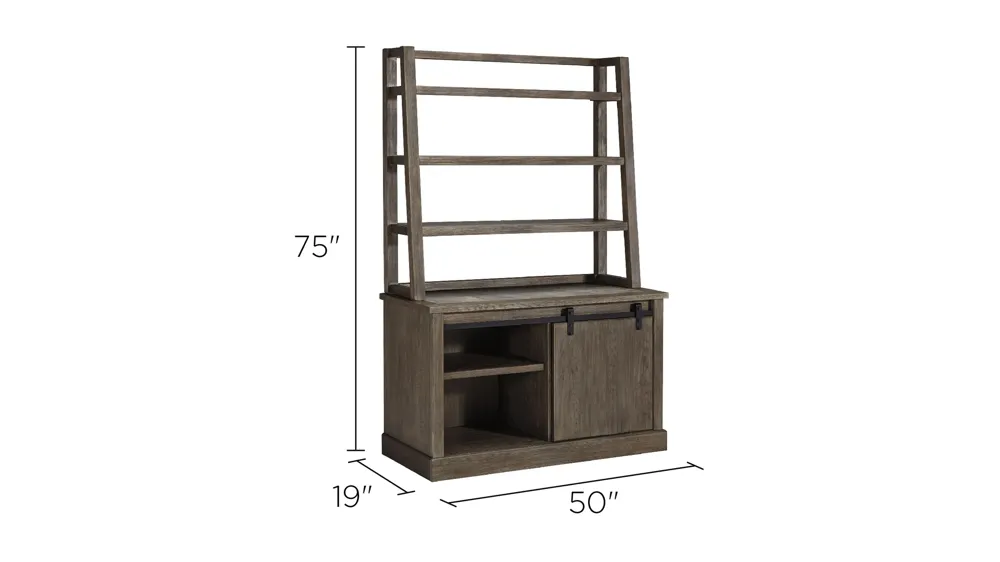 Darius 2-pc. Credenza w/ Hutch Dimensions