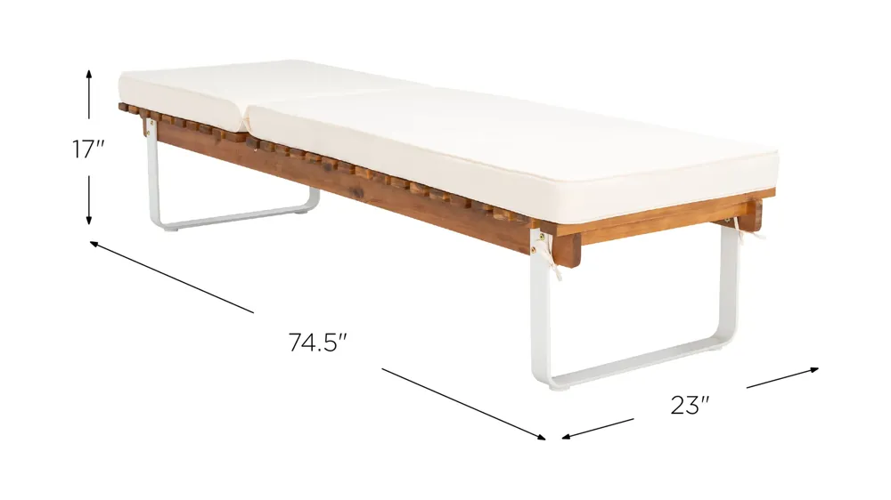 Nicolo Sun Lounger Dimensions
