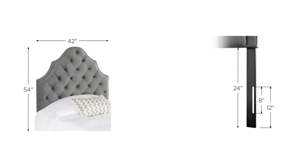 Arebelle Upholstered Headboard Dimensions