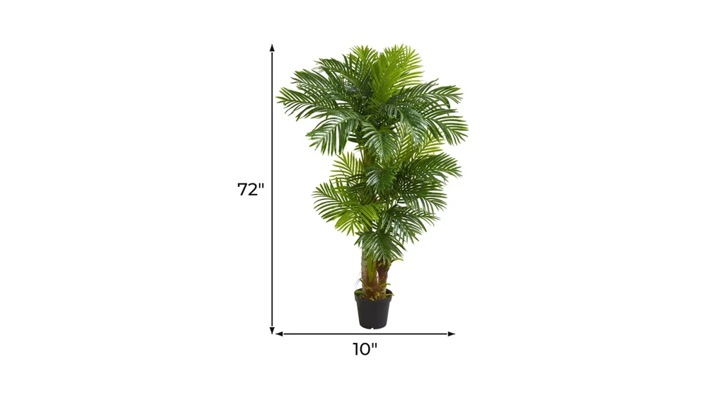 6ft. Hawaii Artificial Palm Dimensions