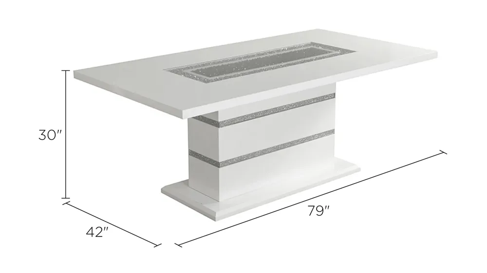 Yuria Dining Table Dimensions