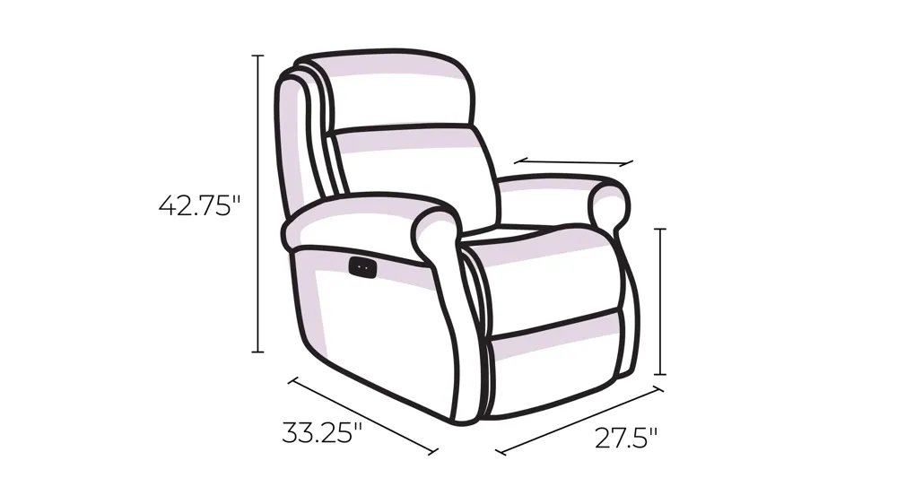 Victoria Glider & Ottoman Dimensions