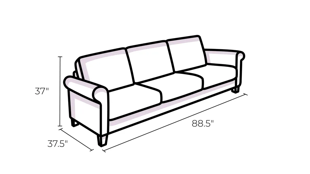 Wellsley Queen Sleeper Sofa Dimensions