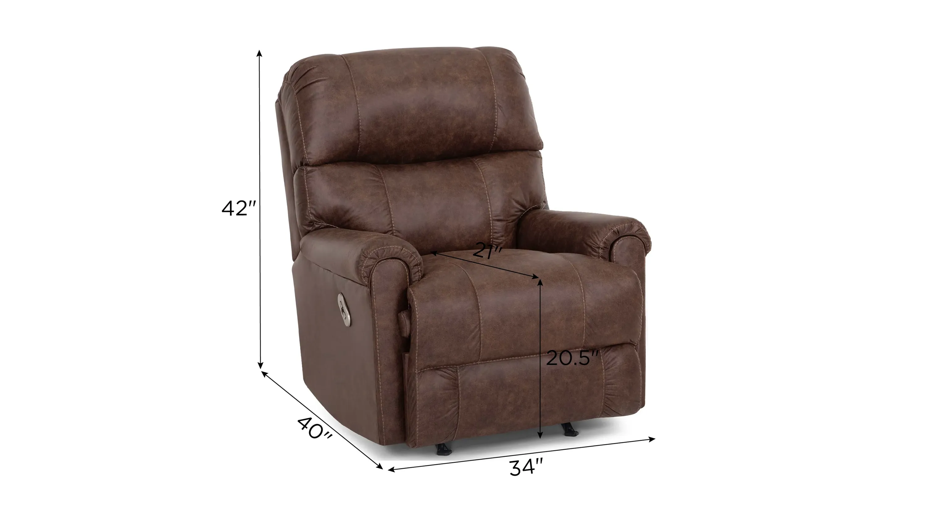 comfortⅡ mod.141 GP Wentworth Power Rocker Recliner | Raymour & Flanigan