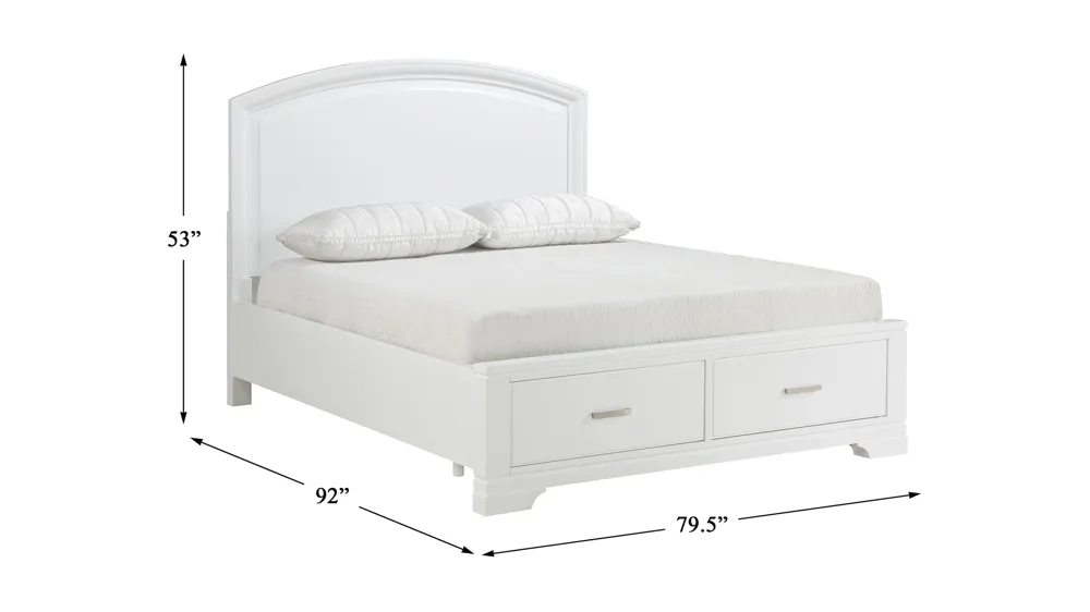 Wittenberry Storage Bed Dimensions