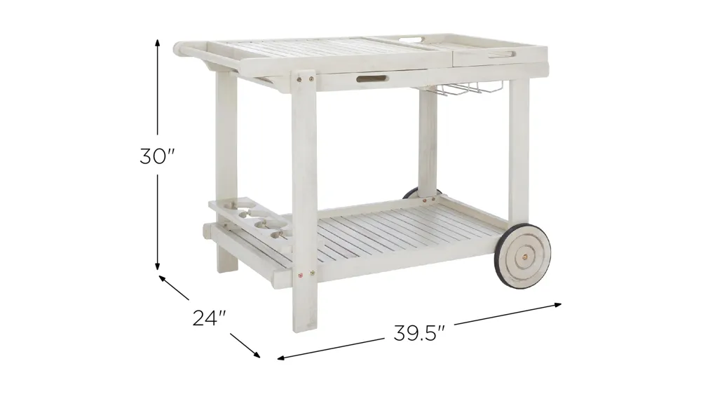 Orland Outdoor Tea Trolley Dimensions